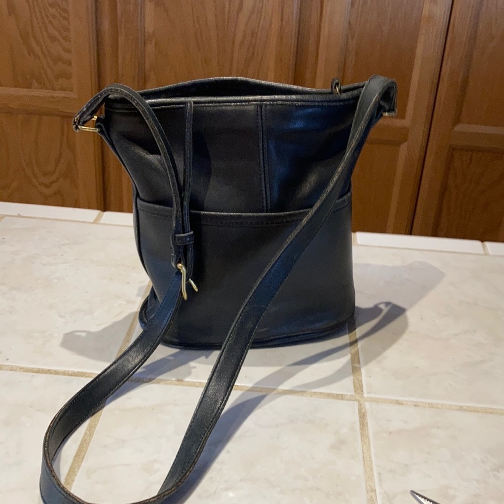 Coach Vintage Black Leather Bag